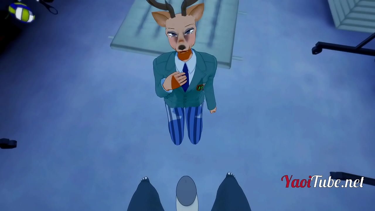 Yiff Furry – Legosi and Louis point of view Sex in warehouse – Yaoi Video Beastars