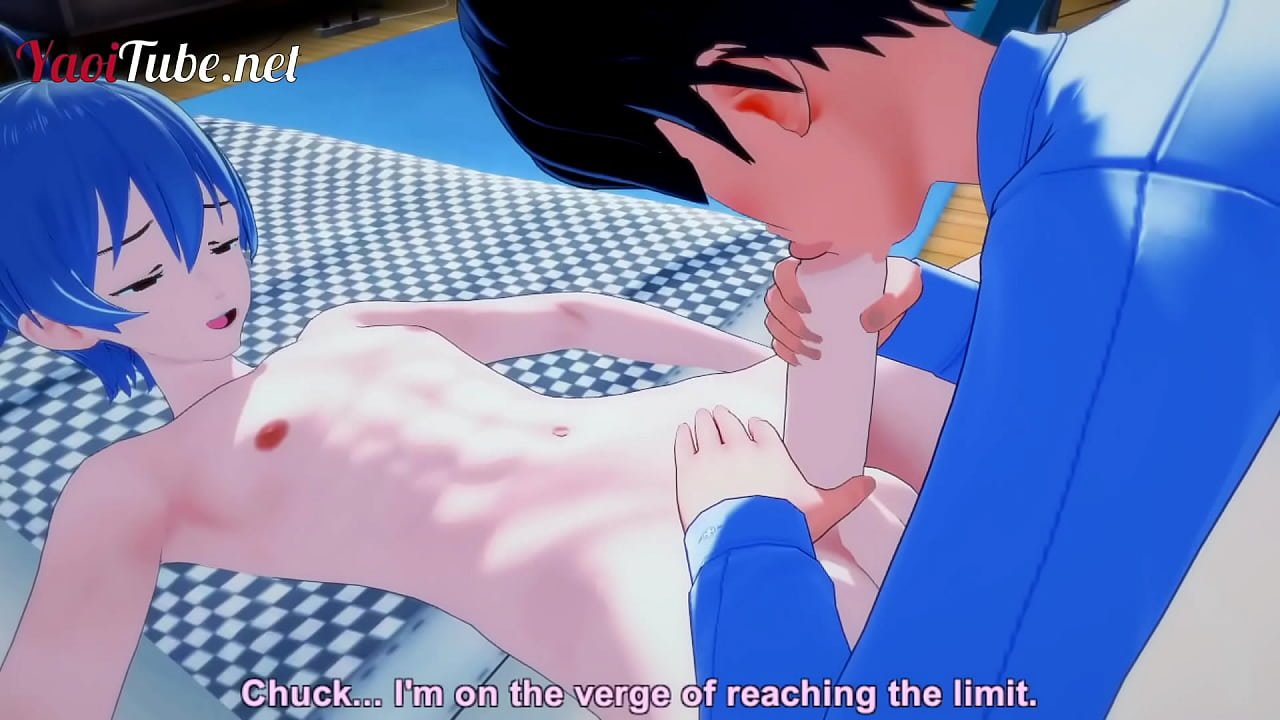 Evangelion Yaoi Video Shinji suck, jerkoff and is fucked by Kaworu