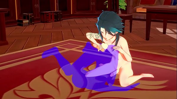 Genshin Impact Yaoi – Xiao Footjob and Rimjob – Sissy crossdress Japanese Asian Manga Anime Film  Game Porn Gay