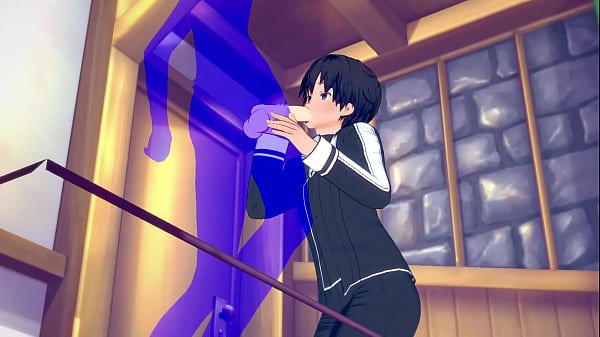 SAO Yaoi: Kirito’s Cumshot Bliss